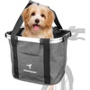 image:imageHimiway Folding Bike Front Basket Dog Bike Basket Rainproof Bicycle Frame Basket Removable Front Bag with Quick Release Design for Most Bikes
