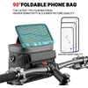 image:imageHimiway Multifunctional Bike Handlebar Bag with Foldable TPU Phone Holder 6080 amp 2 Bottle Mesh Bags IP65 Waterproof Bike Front Handlebar Bag Large Capacity 5 L Bike Bag with Quick Release Design